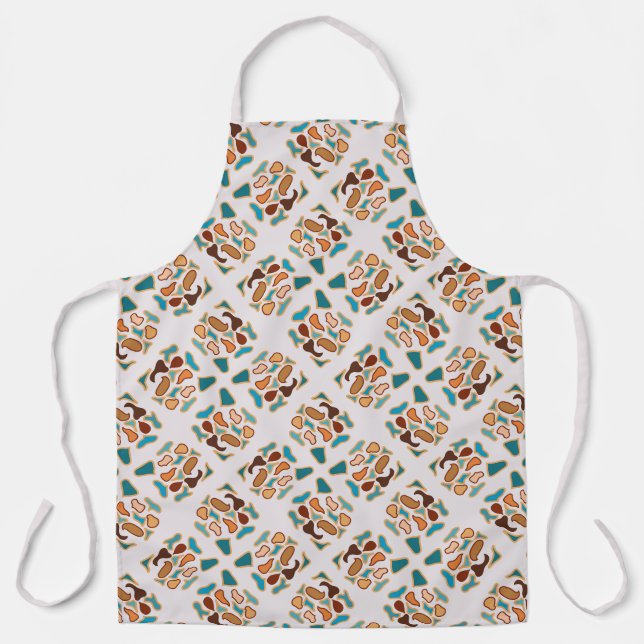 Südwestliche Abstrakte Erde Tone Art Schürze (Vorderseite)