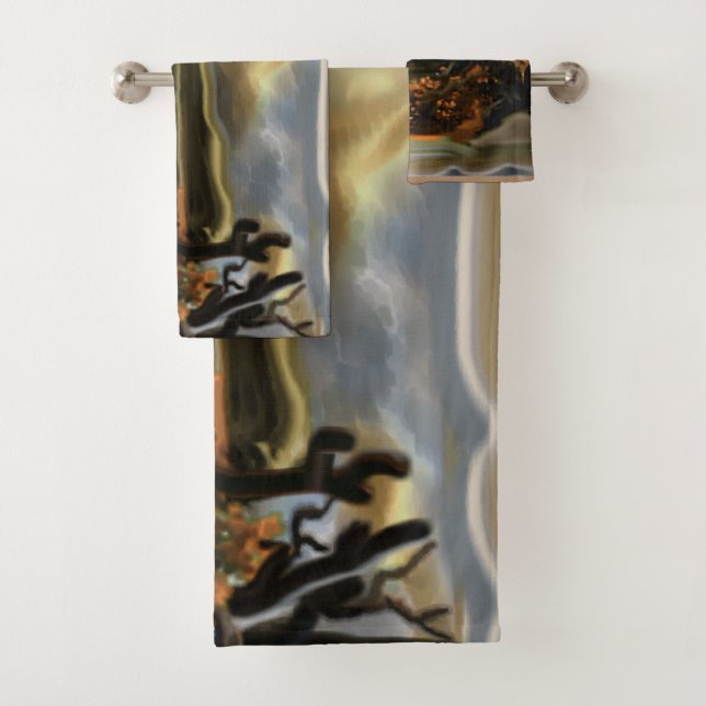 Südwestliche Abstrakte Kunst Badhandtuch Set (Insitu)