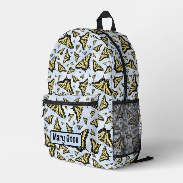 Südwestliche Gelbbbutterfliege Personalisiert Bedruckter Rucksack (Rückseitige Ecke Rechts)