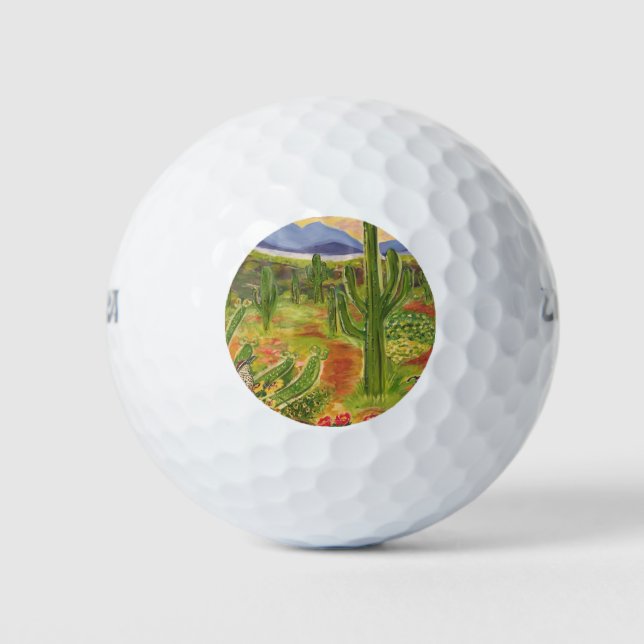 Südwestliche Kunst Golfball (Vorderseite)