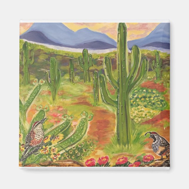 Südwestliche Kunst Magnet (Vorne)