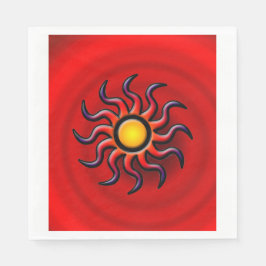 SÜDWESTLICHE SONNE SERVIETTE