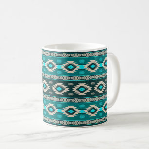 Südwestliche Stammeskaffeemuster Tasse