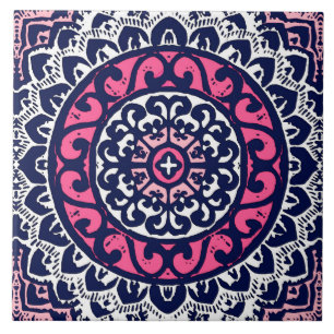 Südwestliche Sun-Mandala, -fuchsie, -marine u. Fliese