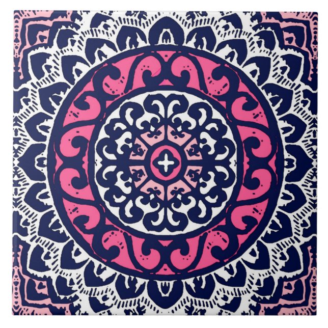 Südwestliche Sun-Mandala, -fuchsie, -marine u. Fliese (Vorderseite)