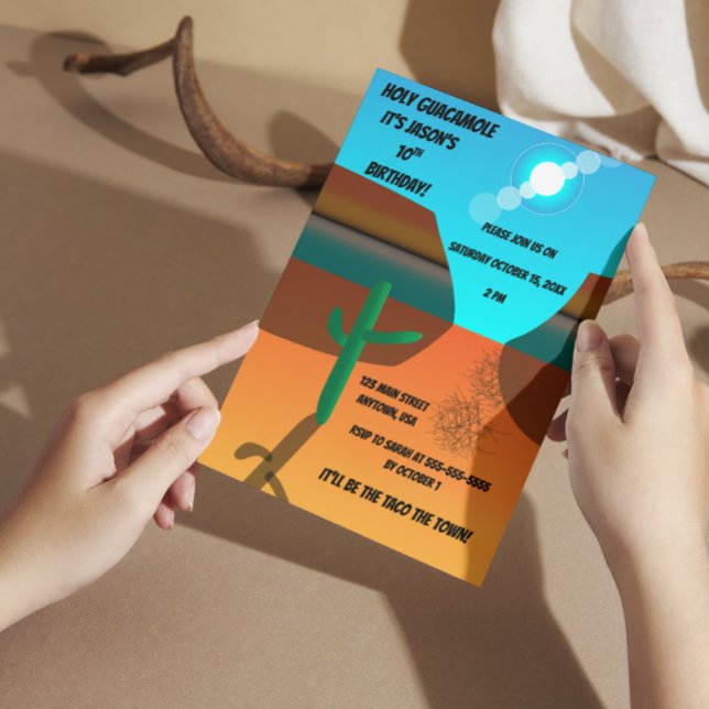 Südwestliche Tumbleweed zum Geburtstag Einladung (Von Creator hochgeladen)