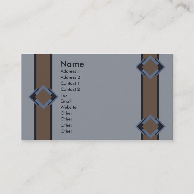 Südwestliche Visitenkarte (Vorderseite)