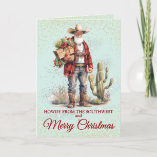 Südwestliche Weihnachtskarte Feiertagskarte