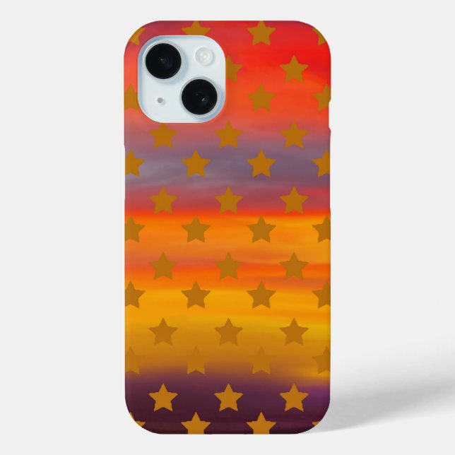 Südwestliche Wüste US Flagge Abstrakte Kunst Case-Mate iPhone Hülle (Rückseite)