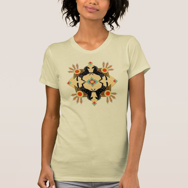 Südwestlicher Appaloosa-Damen-T - Shirt (Vorderseite)
