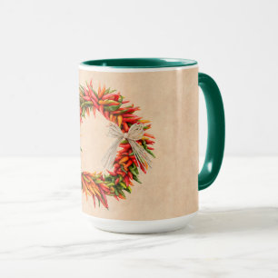 Südwestlicher farbenfroher festlicher Chile-Ristra Tasse