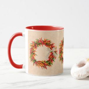 Südwestlicher farbenfroher festlicher Chile-Ristra Tasse