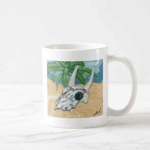 Südwestlicher farbiger Wüstenschädel Kaffeetasse