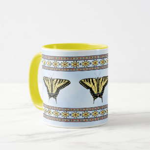 Südwestlicher Gelber Schwalbenschwanz Schmetterlin Tasse