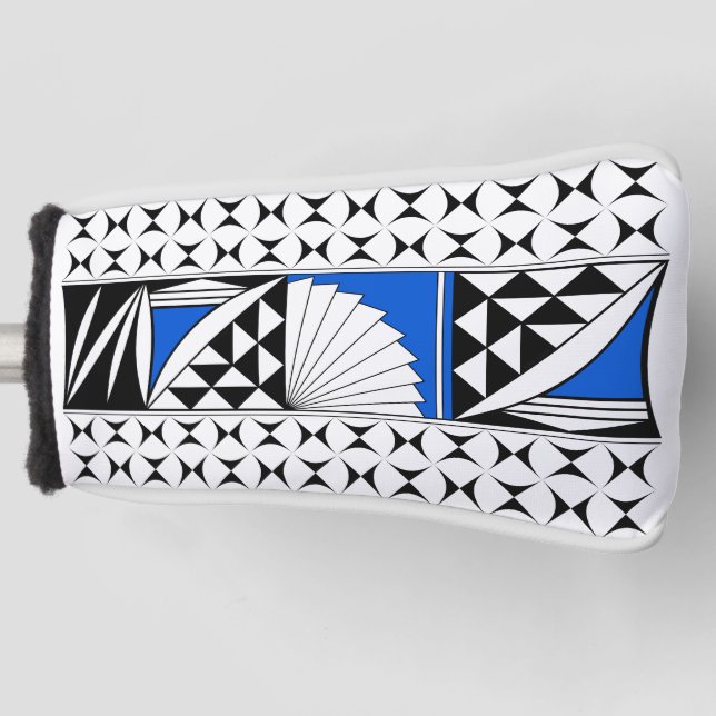Südwestlicher Indianeraufstieg in Blau Golf Headcover (Vorderseite)