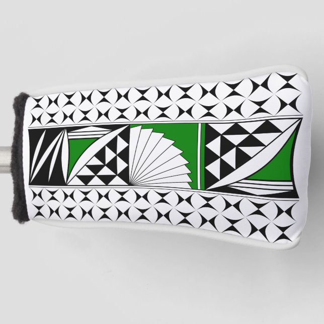 Südwestlicher Indianeraufstieg in Grün Golf Headcover (Vorderseite)