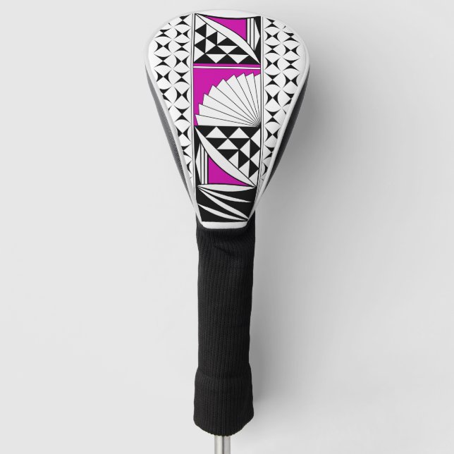 Südwestlicher Indianeraufstieg in Rosa Golf Headcover (Vorderseite)