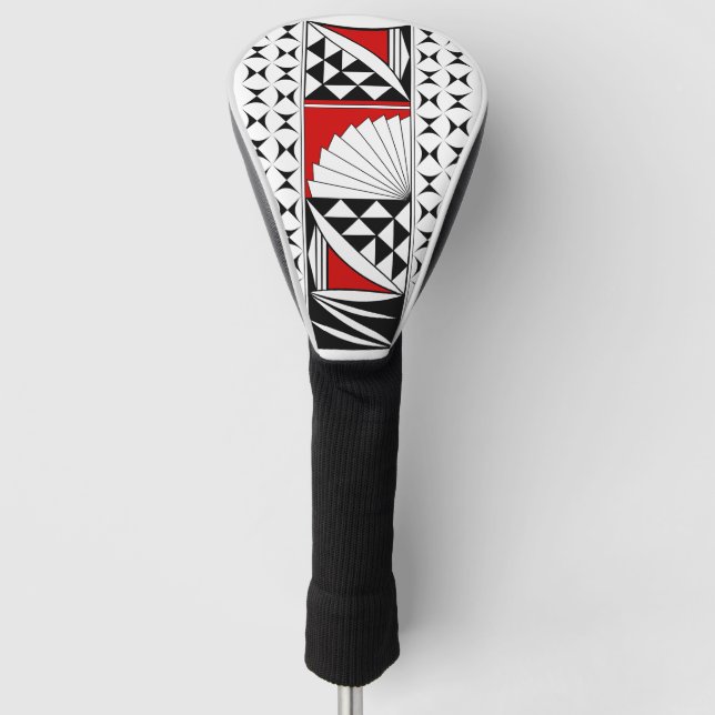 Südwestlicher Indianeraufstieg in Rot Golf Headcover (Vorderseite)