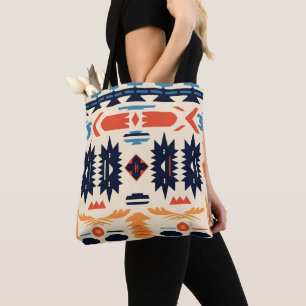 Südwestlicher tribaler Azteken-Geometrie-Boho Tasche
