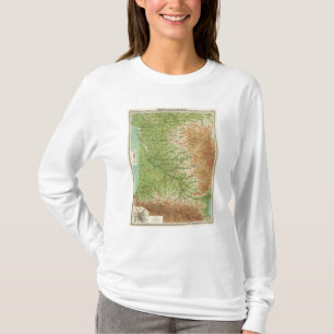Südwestliches Abschnitt Frankreichs Bordeaux T-Shirt