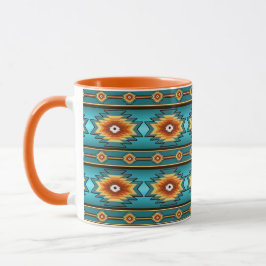 Südwestliches ethnisches geometrisches Stammes- Tasse