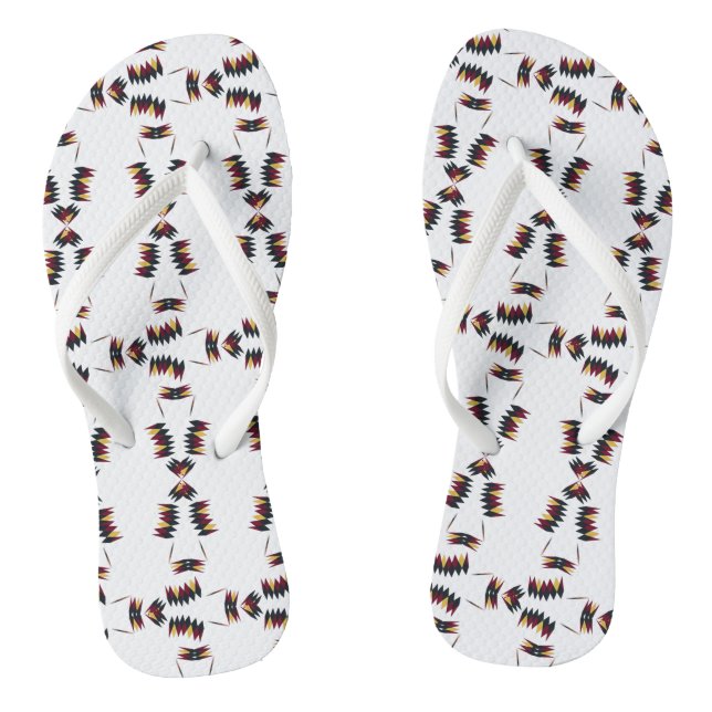 Südwestliches Indianermuster Flip Flops (Fußbett)
