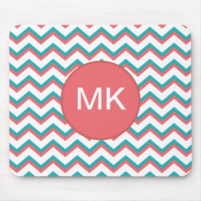 Südwestliches Zickzack Muster Mousepad (Vorne)