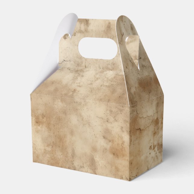 Südwestrustikale Sahne Geschenkschachtel (Rückseite)