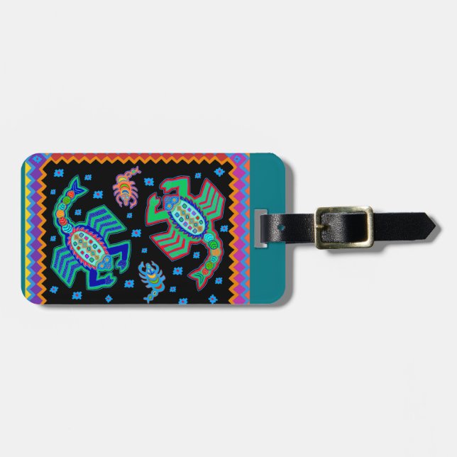 Südwestskorpione an meiner Mauer Gepäckanhänger (Vorderseite horizontal)