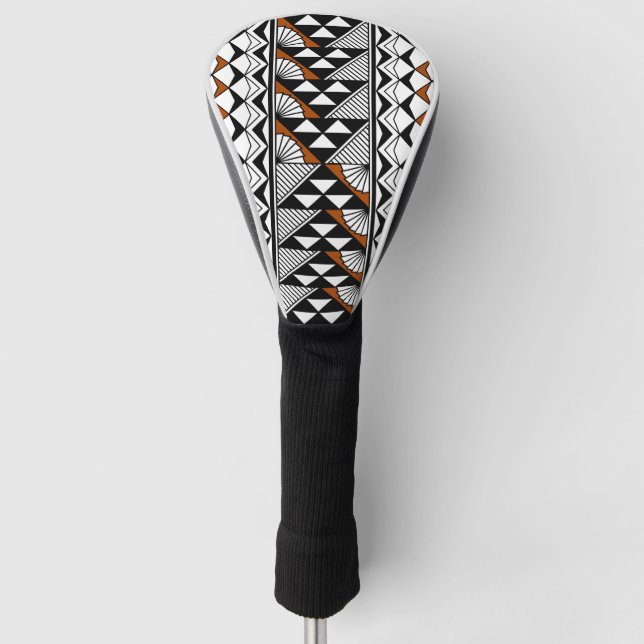 Südwestsonne und Regen im Rust Golf Head Cover Headcover (Vorderseite)