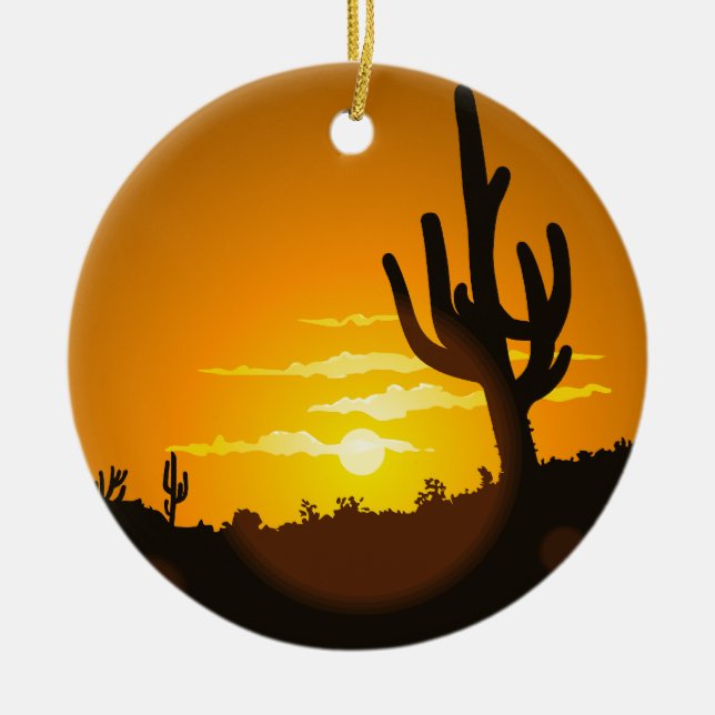 Südwestweihnachten Keramik Ornament (Vorne)