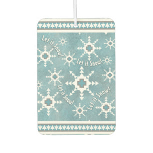 Südwestwinterschnee und Pinienbäume Personalisiert Autolufterfrischer