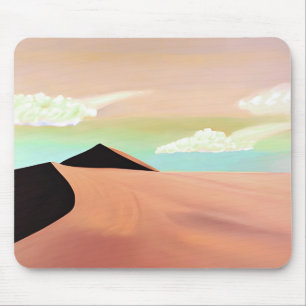 Südwestwüste mit Dünen Minimalistischer Kunst Mousepad