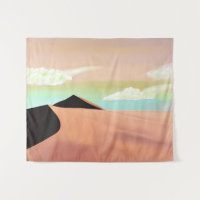 Südwestwüste mit Dünen Minimalistischer Kunst