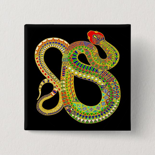 Südwestwüste Rattler Button (Vorderseite)