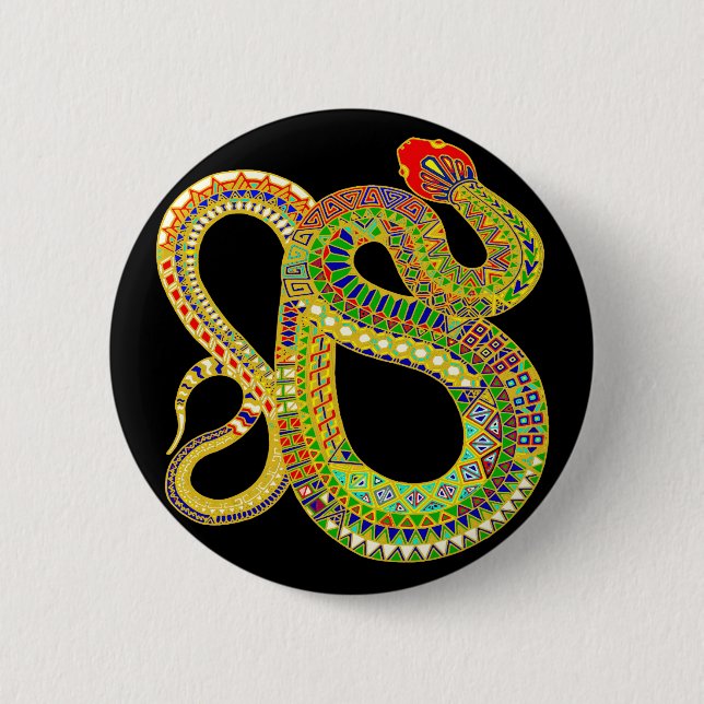 Südwestwüste Rattler Button (Vorderseite)