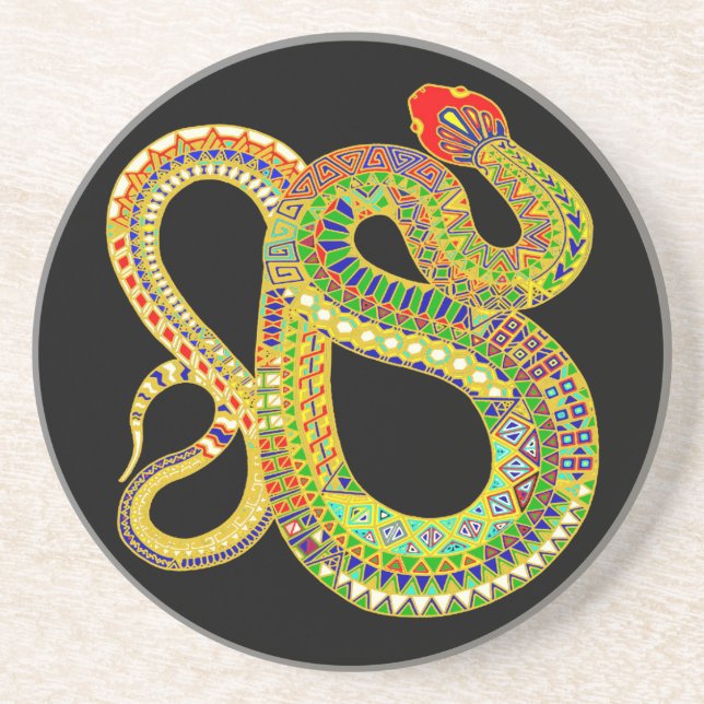 Südwestwüste Rattler Getränkeuntersetzer (Vorne)