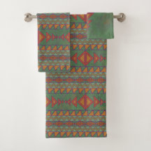 Südwestwüste Sagebrush Green Geometric Design