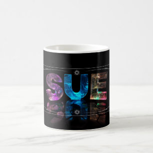 Sue - die Namens-Sue in 3D beleuchtet (Fotografie) Kaffeetasse