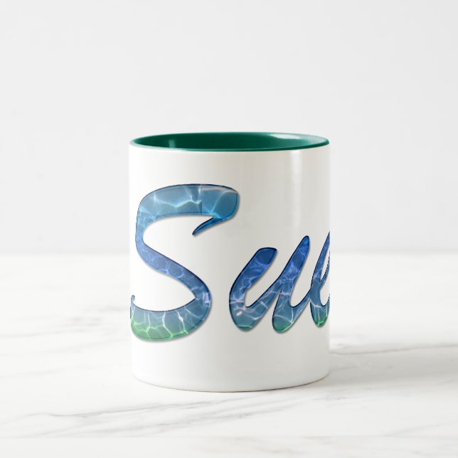 SUE-Tasse für Geschenke mit Namen Zweifarbige Tasse (Mittel)