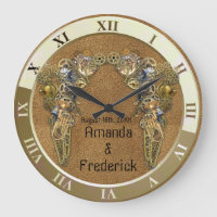 Suede Texture with Steampunk Sculptures