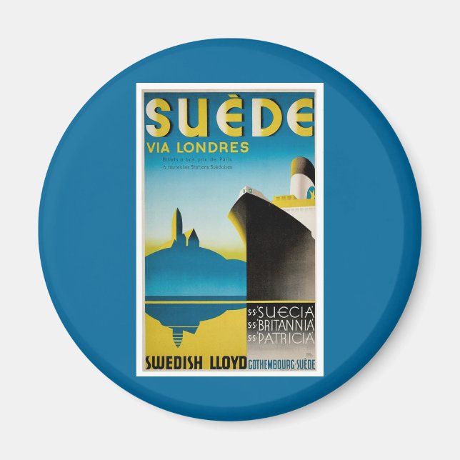Süede via Londres Magnet (Vorne)