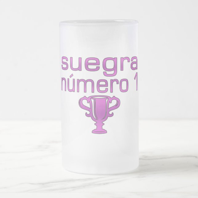 Suegra Número 1 Mattglas Bierglas (Mittel)