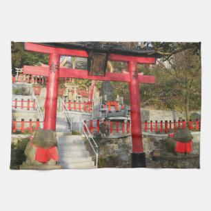 Suehiro Ogami Shrine (Fortune Frog Shrine) Geschirrtuch