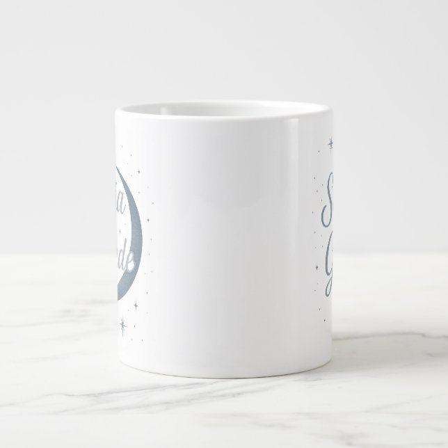 Sueña en Grande ✨ | Silver Moon Design Jumbo-Tasse (Vorderseite)