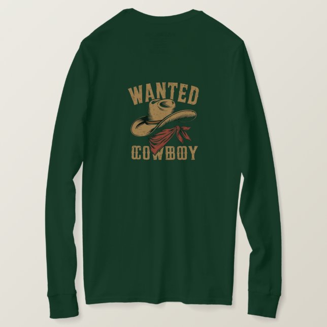 sueter de cawboy T-Shirt (Design Rückseite)