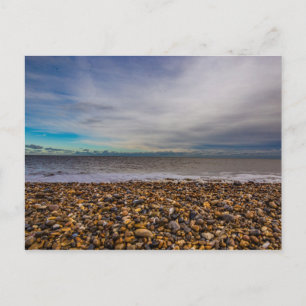 "Suffolk Beach" Design-Postkarten Postkarte