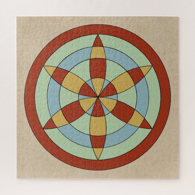 Suffolk Hexafoil (Daisy Wheel), Hexenmark (Vertikal)