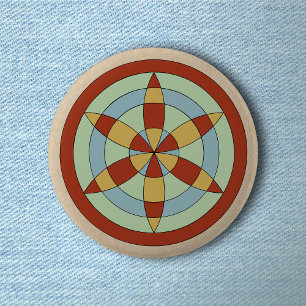 Suffolk Hexafoil (Daisy Wheel), Hexenmark Button