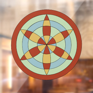 Suffolk Hexafoil (Daisy Wheel), Hexenmark Fensteraufkleber